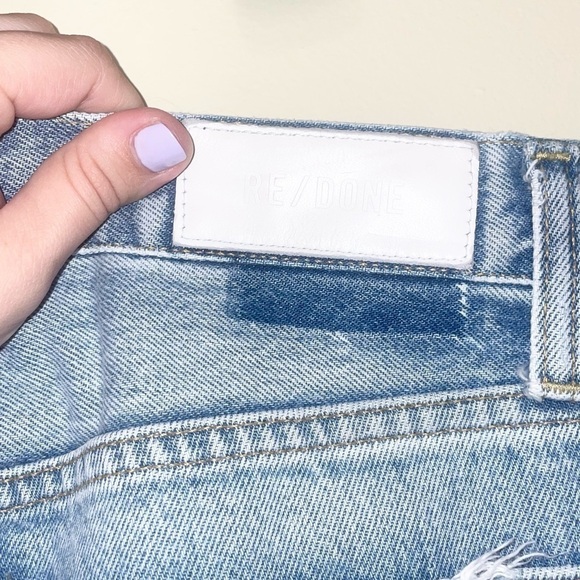 Re/Done Originals 90s High Rise Loose Jeans in Light Worn 7 Size 26 Revolve - Picture 10 of 12